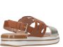 Hogan Bruine leren sandalen Brown Dames - Thumbnail 3