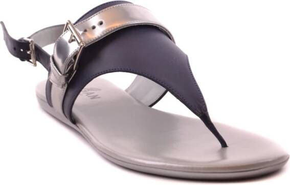 Hogan Platte Sandalen voor Vrouwen Zwart Dames