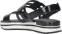 Hogan Zwarte zomersandalen met H222 zool Zwart Dames - Thumbnail 4