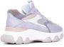 Hogan Grijze Sneakers Leer Suède Mesh Gray Dames - Thumbnail 2