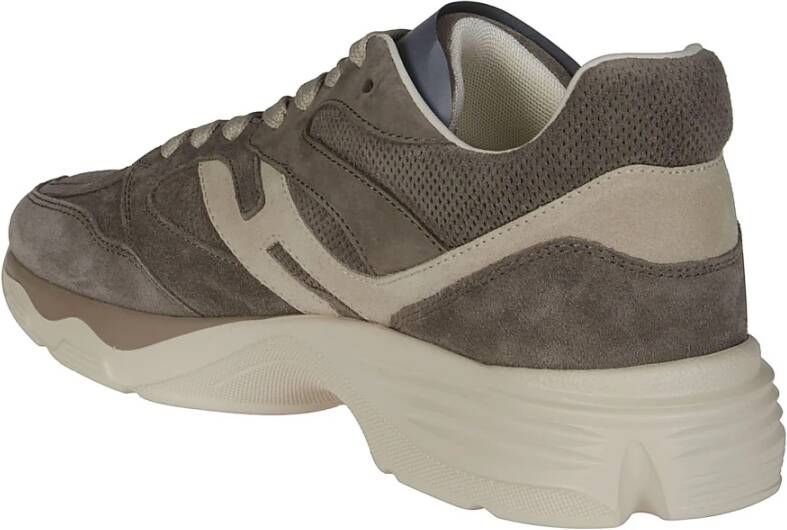 Hogan Punched Leather Sneakers