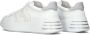 HOGAN Lage Sneakers Dames Rebel H564 Allacciato Maat: 39 Materiaal: Leer Kleur: Wit - Thumbnail 2