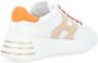 Hogan Rebel Leren Sneaker in Wit en Oranje White Dames - Thumbnail 5