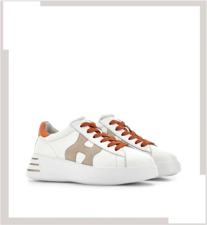 Hogan Rebel Leren Sneakers met Memory Foam Multicolor Dames