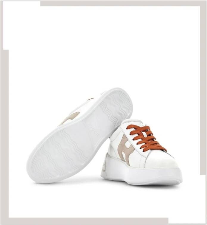Hogan Rebel Leren Sneakers met Memory Foam Multicolor Dames