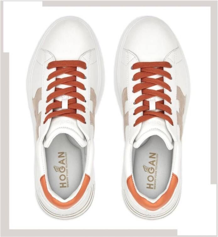Hogan Rebel Leren Sneakers met Memory Foam Multicolor Dames