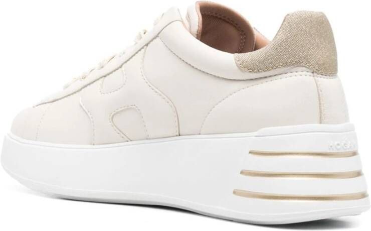 Hogan Rebel Sneakers H564 Veters Wit Dames