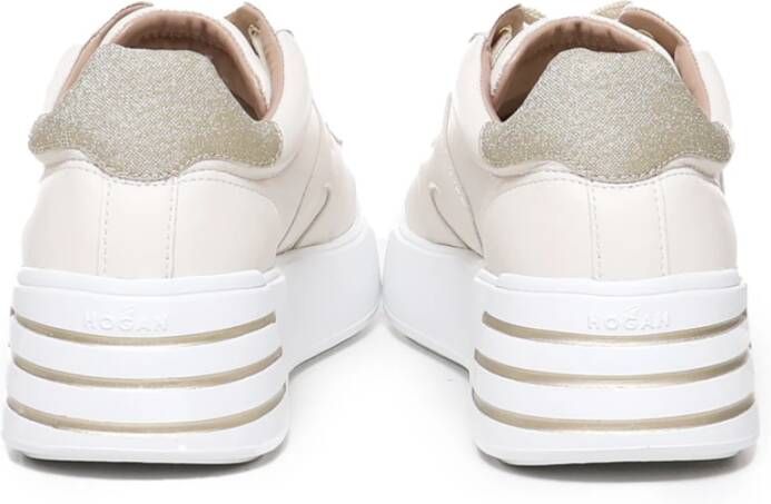 Hogan Rebel Sneakers met H Logo Detail Beige Dames