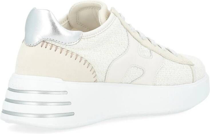 Hogan Rebel Wit en Beige Sneakers Beige Dames