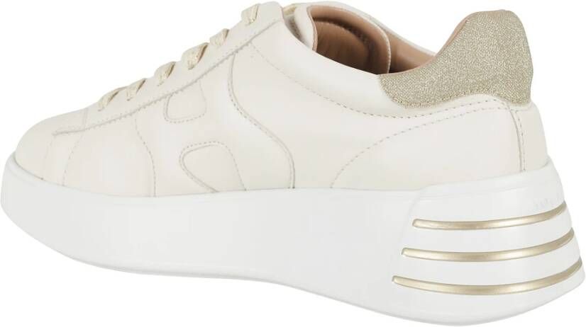 Hogan Rebel Yoghurt en Goud Sneakers