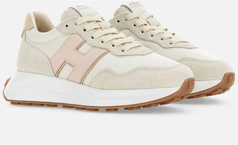 Hogan Retro-geïnspireerde damessneakers met memory foam Beige Dames