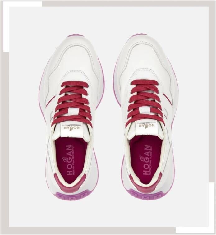 Hogan Retro-geïnspireerde damessneakers White Dames
