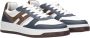 Hogan Multicolor Leren Sneakers met Ademende Details Black Heren - Thumbnail 2