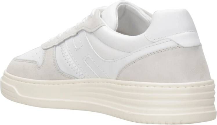 Hogan Retro-geïnspireerde H630 Sneakers White Heren
