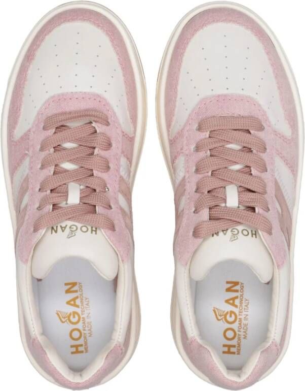 Hogan Retro Vibes Sneakers Pink Dames