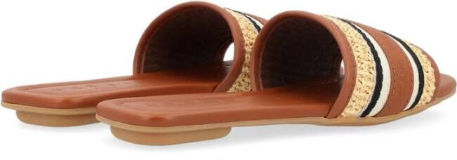 Hogan Ribbon Sandaal Brown Dames