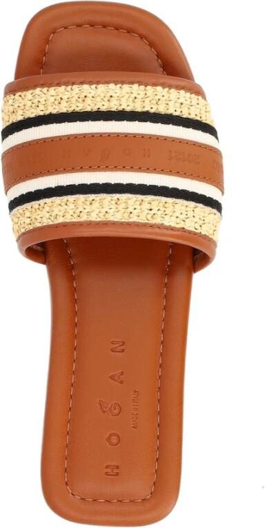 Hogan Ribbon Sandaal Brown Dames