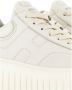 HOGAN Lage Sneakers Dames H-stripes Allacciato Maat: 37 Materiaal: Leer Kleur: Wit - Thumbnail 7