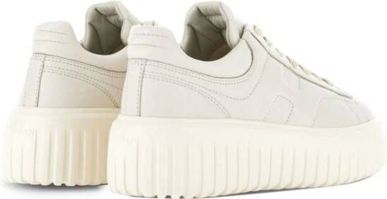 Hogan Roomwit Logo-Embellished Low-Top Sneakers White Dames