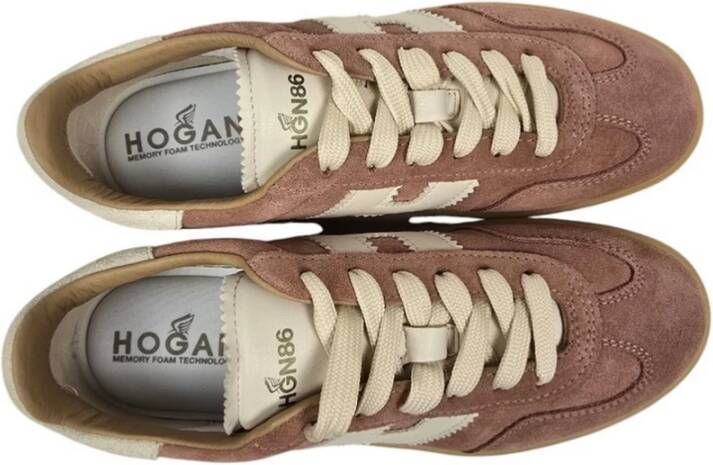 Hogan Roze Dames Volley Sneaker