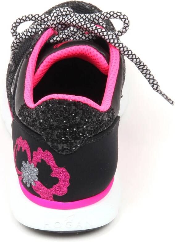 Hogan Roze Glitter Mesh Schoen