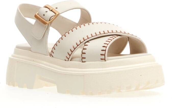 Hogan Sandals White Dames