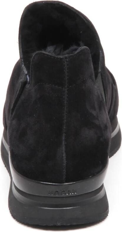 Hogan Schoen met bontvoering slip-on model high top