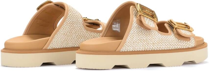 Hogan Glij de zomer in met deze H620 sliders Beige Dames