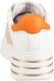 Hogan Rebel H564 Sneakers Wit Beige Oranje White Dames - Thumbnail 3