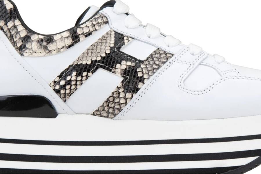 Hogan Slangenprint Veterschoenen voor Dames