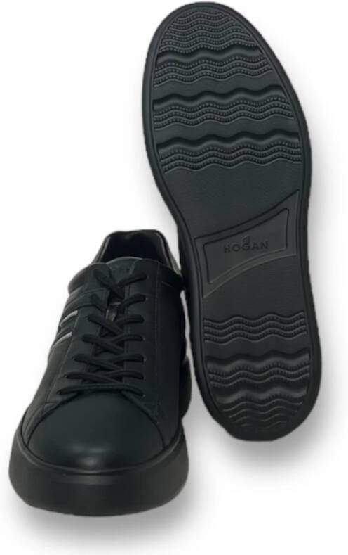 Hogan Platte schoenen voor vrouwen Black Heren