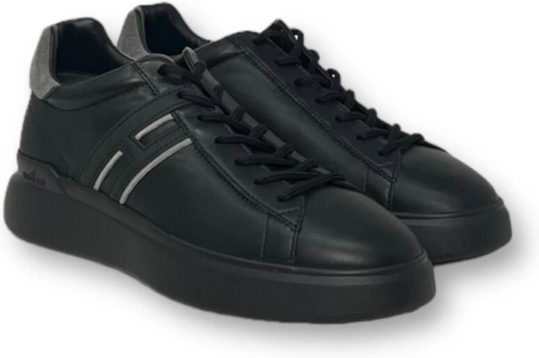 Hogan Platte schoenen voor vrouwen Black Heren