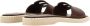 Hogan Bruine Leren Zomerslippers Bruin Dames - Thumbnail 3