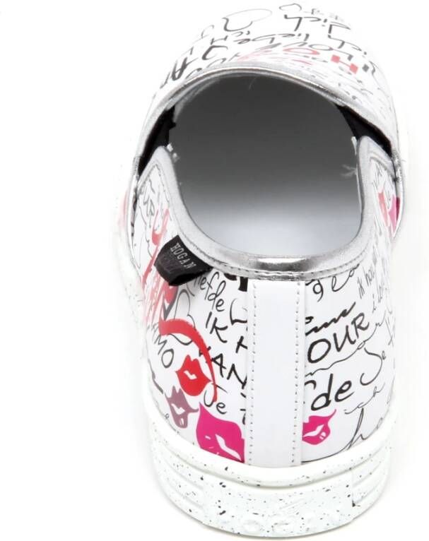 Hogan Slip On Schoen Love Print