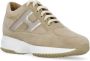 Hogan Beige Suède Leren Sneakers Beige Dames - Thumbnail 2