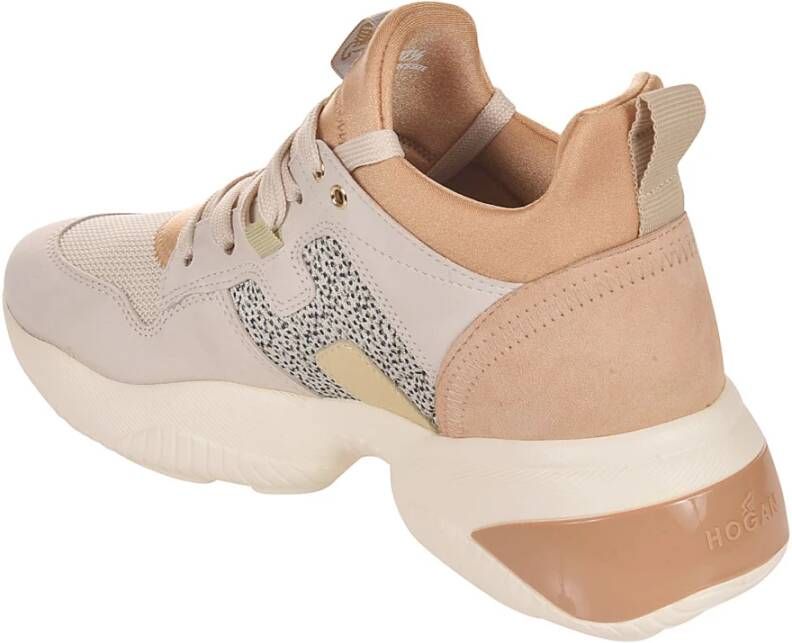 Hogan Ry Foam Sneakers in Roze en Oranje Beige Dames
