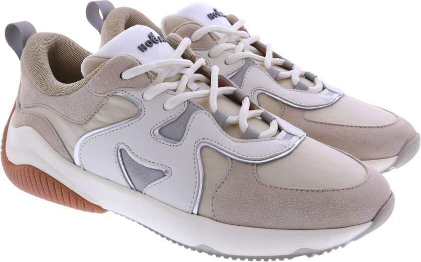 Hogan Modieuze Sneakers Beige Dames