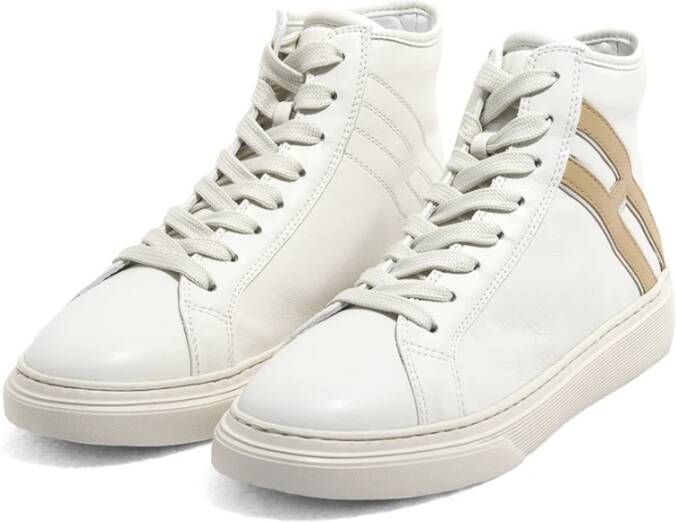 Hogan Hoge Top Sneakers voor Dames Beige Dames