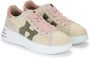 Hogan Beige en Groene Rafia Sneakers Rebel Collectie Beige Dames - Thumbnail 5