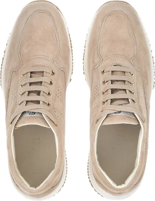 Hogan Modieuze Sneakers Beige Dames