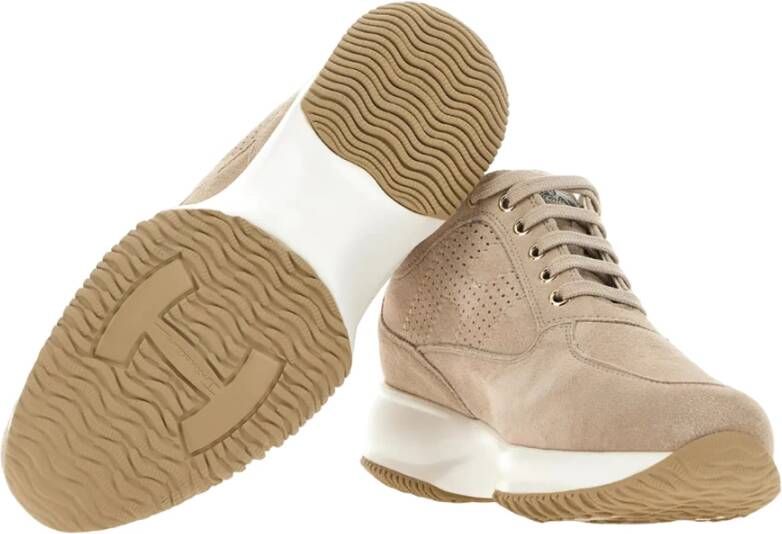 Hogan Modieuze Sneakers Beige Dames