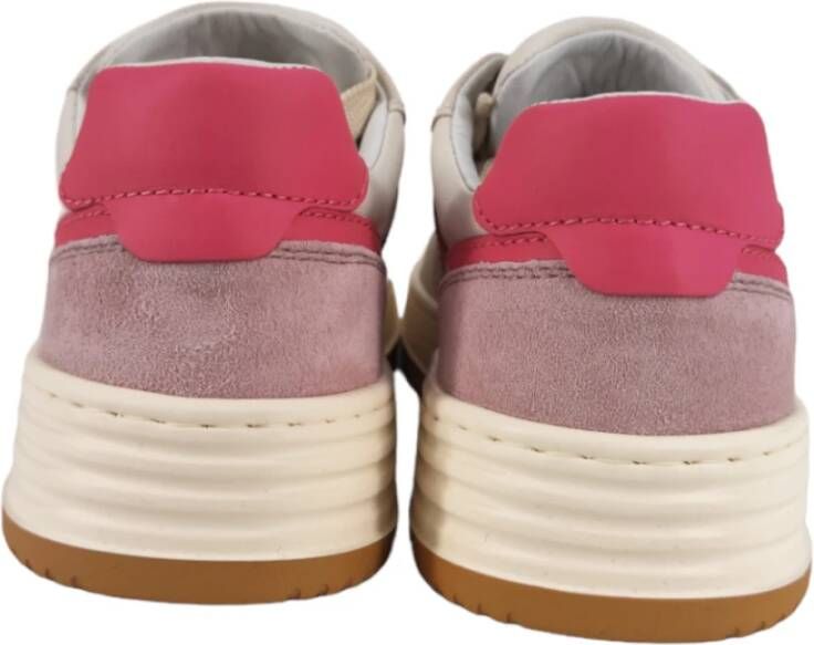 Hogan H630 Leren Sneakers voor Dames Beige Dames