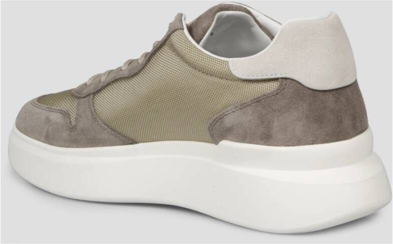 Hogan Verhoog je sneaker game met H580 Slash Sneakers Beige Heren