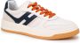 Hogan Wit Blauw Leren Sneakers Memory Foam Multicolor Heren - Thumbnail 2
