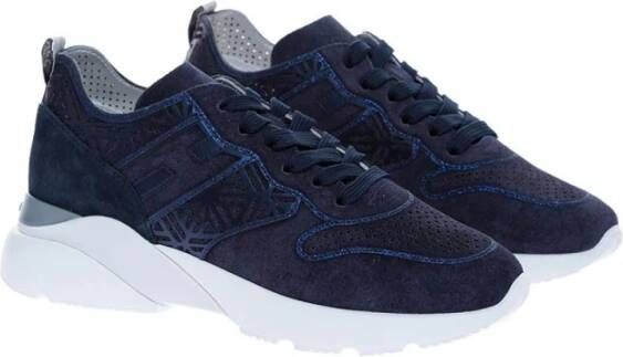 Hogan Navyblauwe Sneakers met Unieke Stijl Blauw Dames