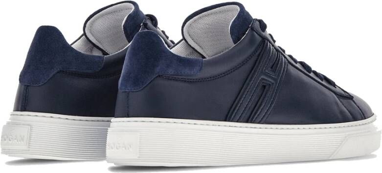 Hogan Leren H365 Sneakers voor Heren Blauw Heren