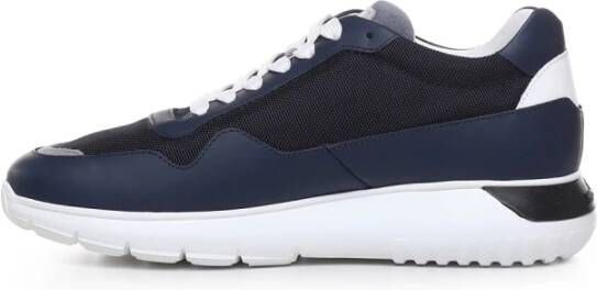 Hogan Leren herensneakers Blauw Heren