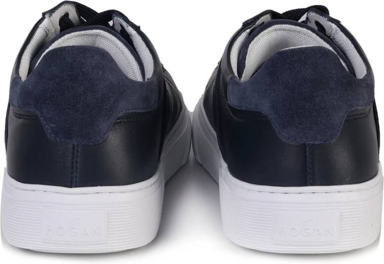 Hogan Blauwe Suède Herensneakers Blauw Heren