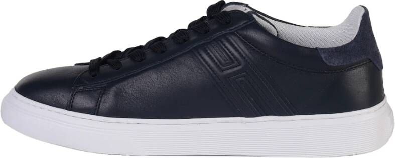 Hogan Blauwe Suède Herensneakers Blauw Heren