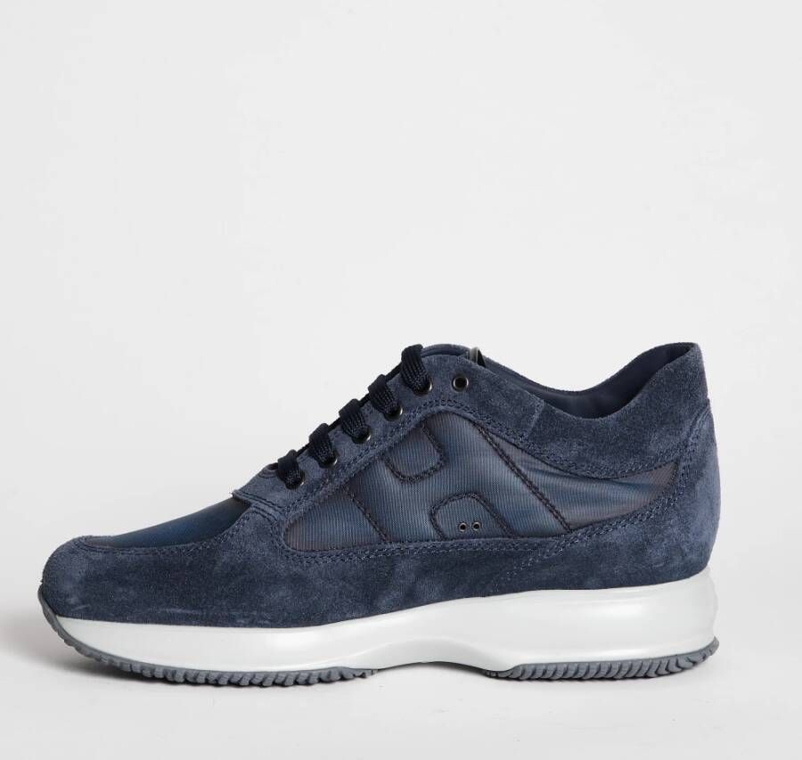 Hogan Hoogwaardige sneakers voor de moderne man Blauw Heren